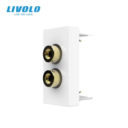 Ổ cắm âm thanh Livolo VL-FCAU-1WP